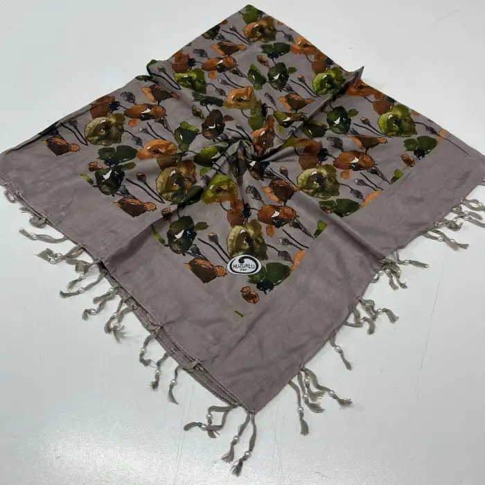 Huzurlu Püsküllü Boncuklu El İşi Yazma (pbs9701)