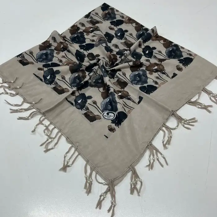 Huzurlu Püsküllü Boncuklu El İşi Yazma (pbs9708)