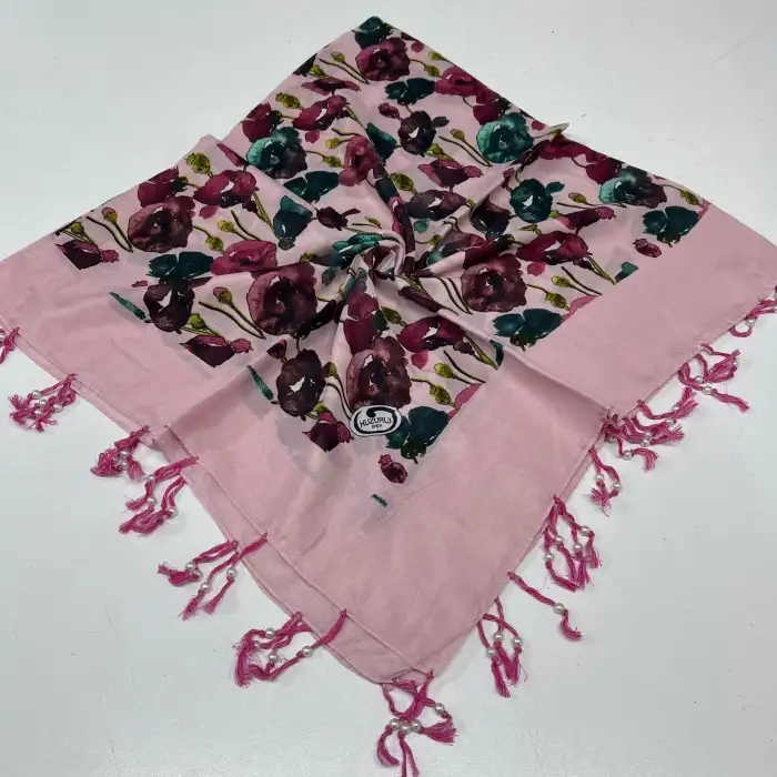 Huzurlu Püsküllü Boncuklu El İşi Yazma (pbs9710)