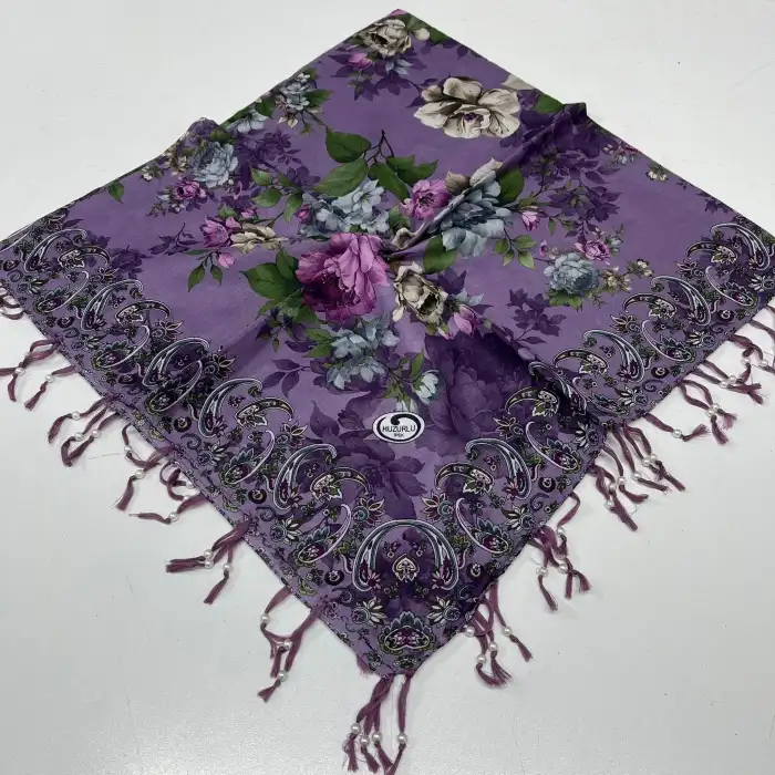 Huzurlu Püsküllü Boncuklu El İşi Yazma (pbs9405)