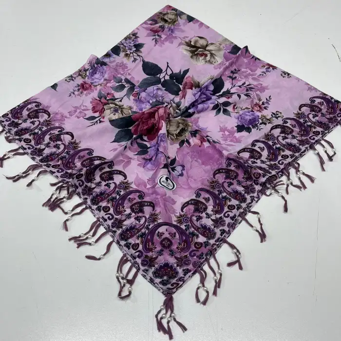 Huzurlu Püsküllü Boncuklu El İşi Yazma (pbs9413)