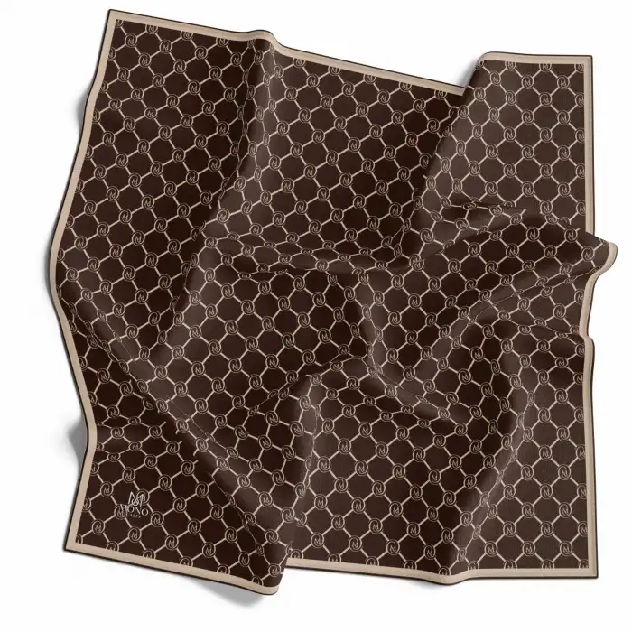 Mono Scarfs El Dikişli Dijital Soft Eşarp-soft09-14