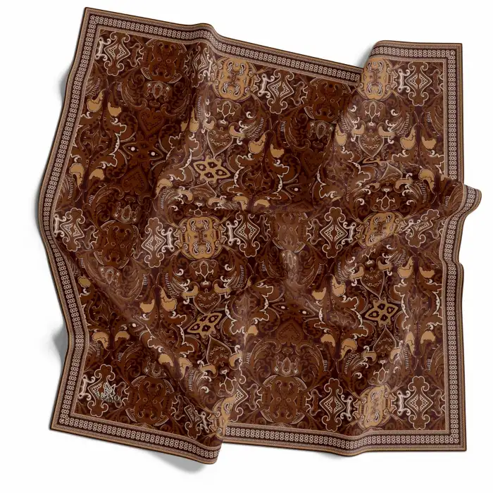 Mono Scarfs El Dikişli Dijital Soft Eşarp-soft12-04