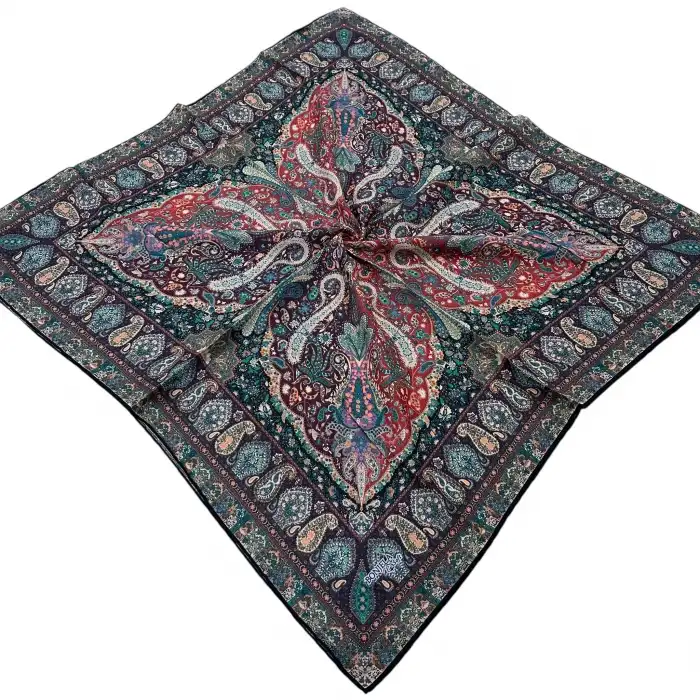 Bonjela El Dikişli Dijital Soft Eşarp-soft20-02