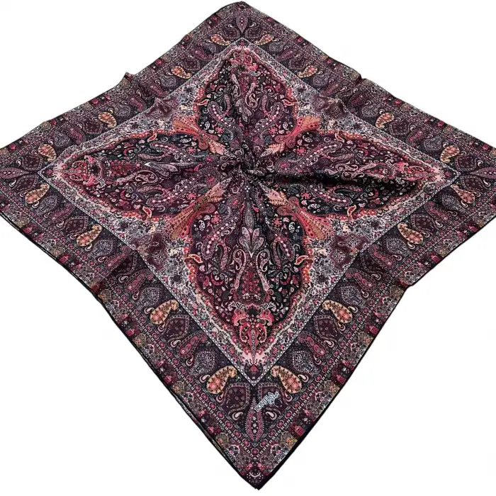 Bonjela El Dikişli Dijital Soft Eşarp-soft20-07