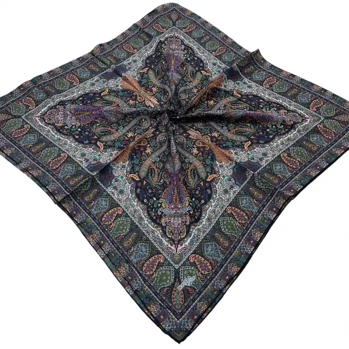 Bonjela El Dikişli Dijital Soft Eşarp-soft20-08