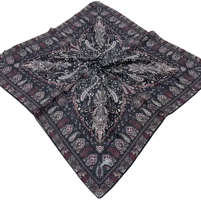 Bonjela El Dikişli Dijital Soft Eşarp-soft20-12