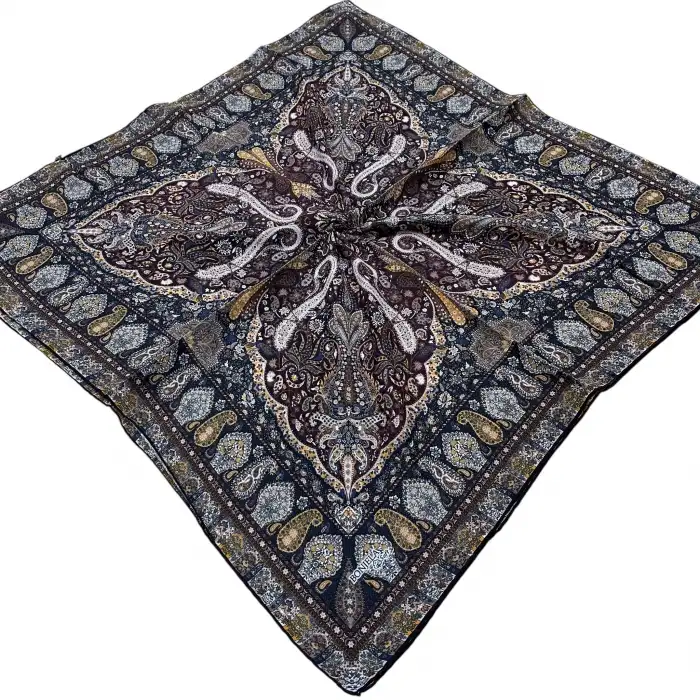 Bonjela El Dikişli Dijital Soft Eşarp-soft20-13
