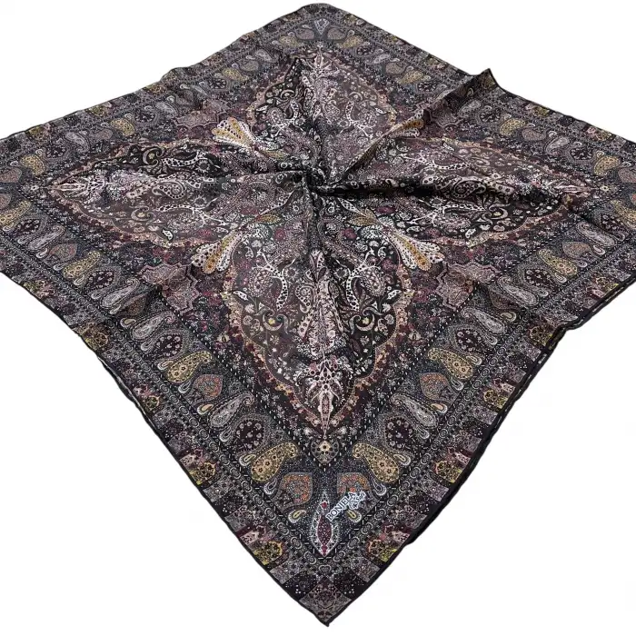 Bonjela El Dikişli Dijital Soft Eşarp-soft20-17