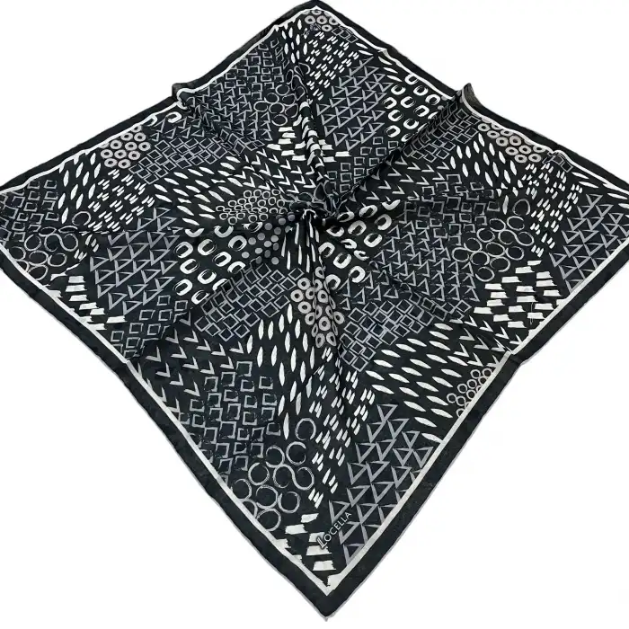 Locella El Dikişli Dijital Soft Eşarp-soft23-03