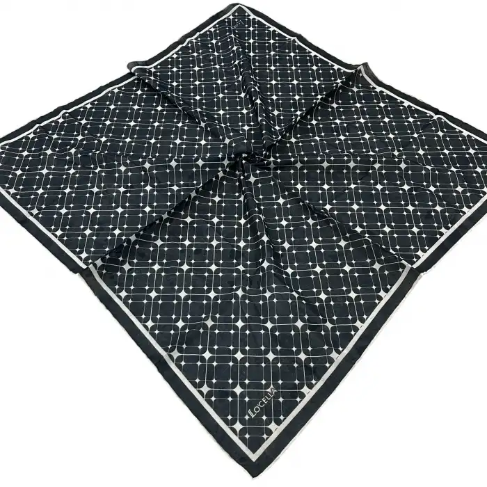 Locella El Dikişli Dijital Soft Eşarp-soft23-09