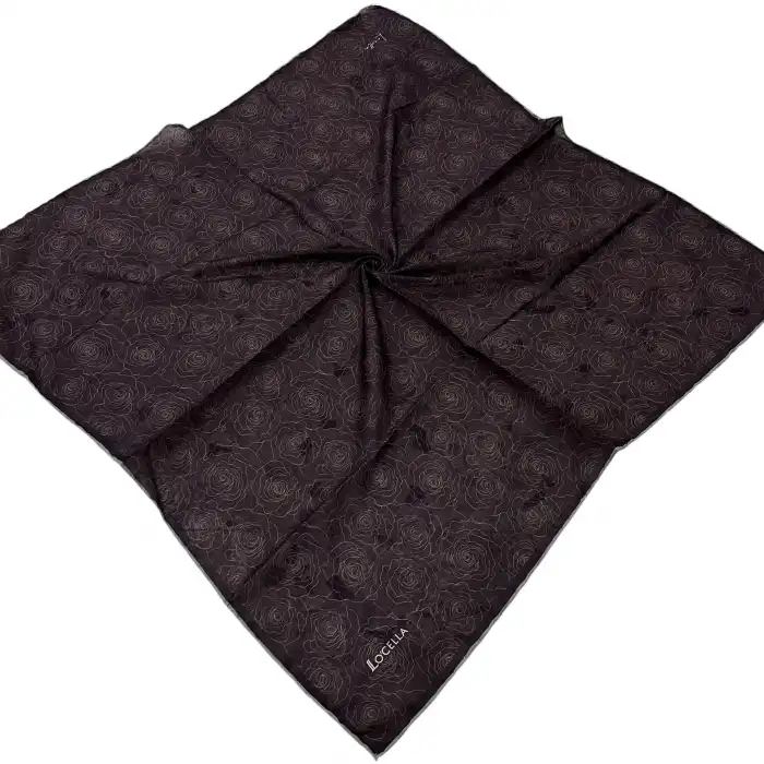 Locella El Dikişli Dijital Soft Eşarp-soft27-08