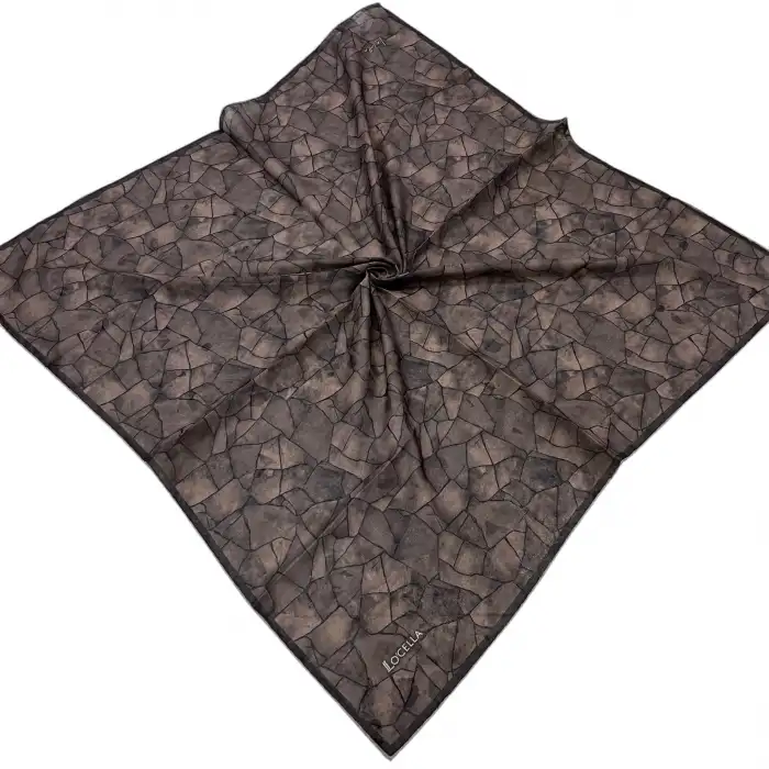 Locella El Dikişli Dijital Soft Eşarp-soft26-05