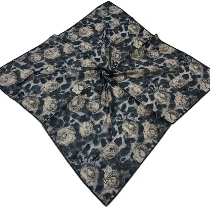 Locella El Dikişli Dijital Soft Eşarp-soft25-10