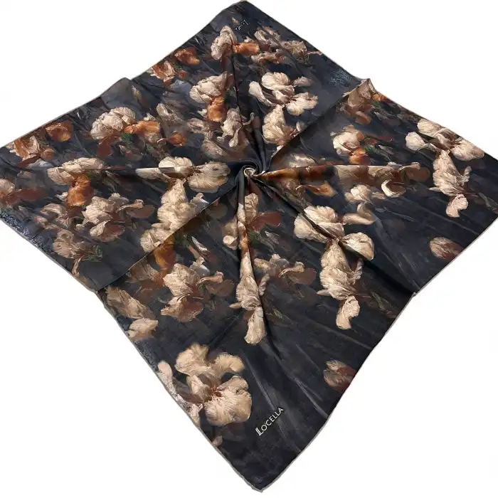 Locella El Dikişli Dijital Soft Eşarp-soft28-08