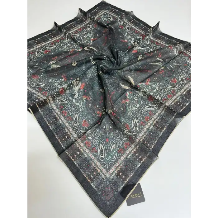 Lopres El Dikişli Dijital Soft Eşarp-soft32-07