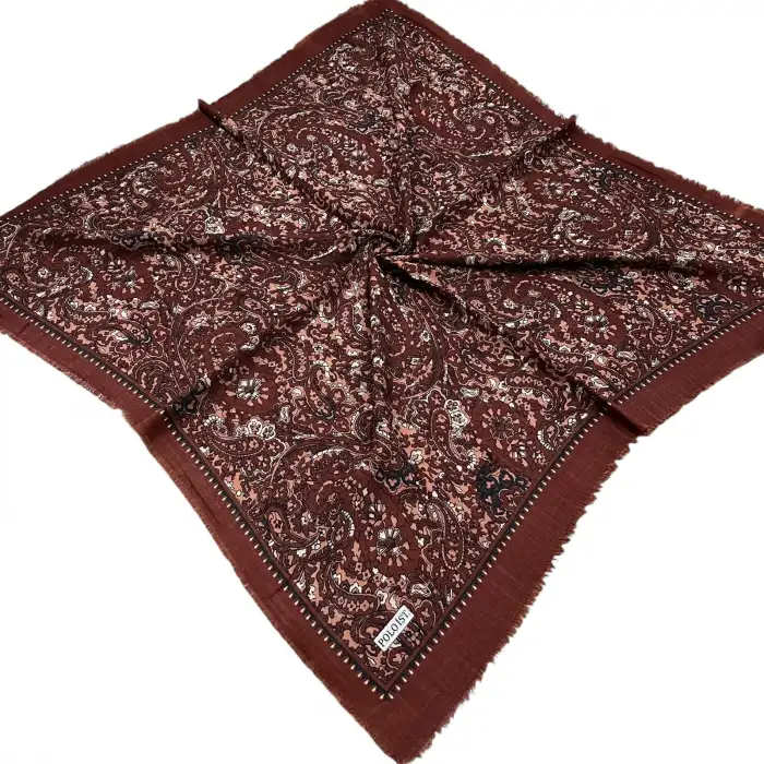 Poloist Flamlı Koton Eşarp (FE538-08)