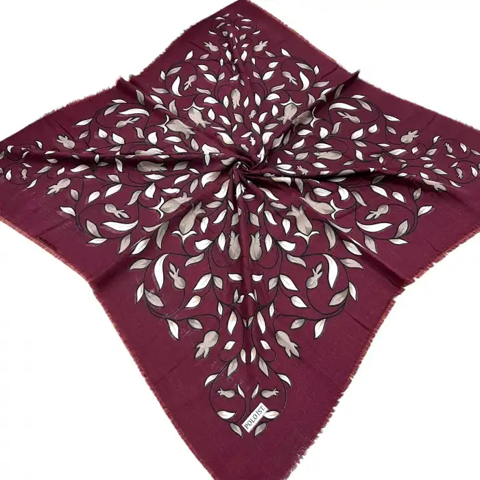 Poloist Flamlı Koton Eşarp (FE540-19)