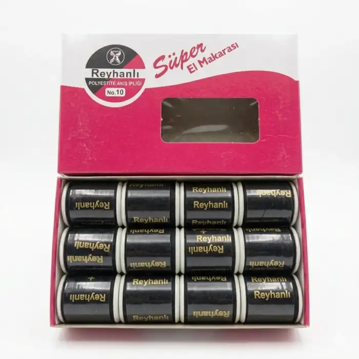 Reyhanlı 12 adet Dikiş İpi Siyah-(reyhanlı01)