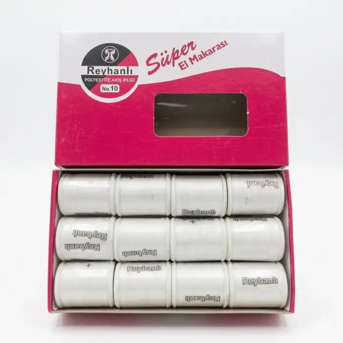 Reyhanlı 12 adet Dikiş İpi Beyaz-(reyhanlı02)