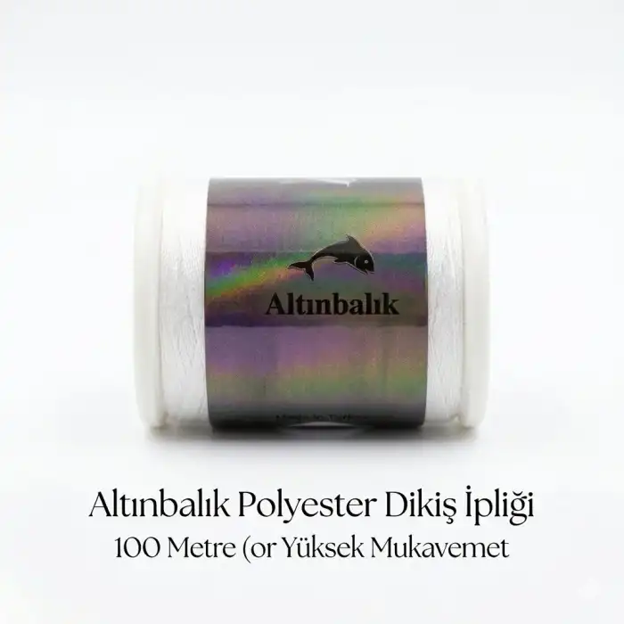 Altınbalık 1 adet Dikiş İpi Beyaz-(altınbalık01)