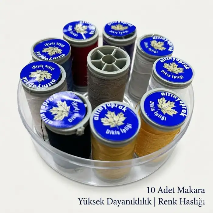 Altınyaprak Yuvarlak Dikiş İpliği Seti-(DS01-06)