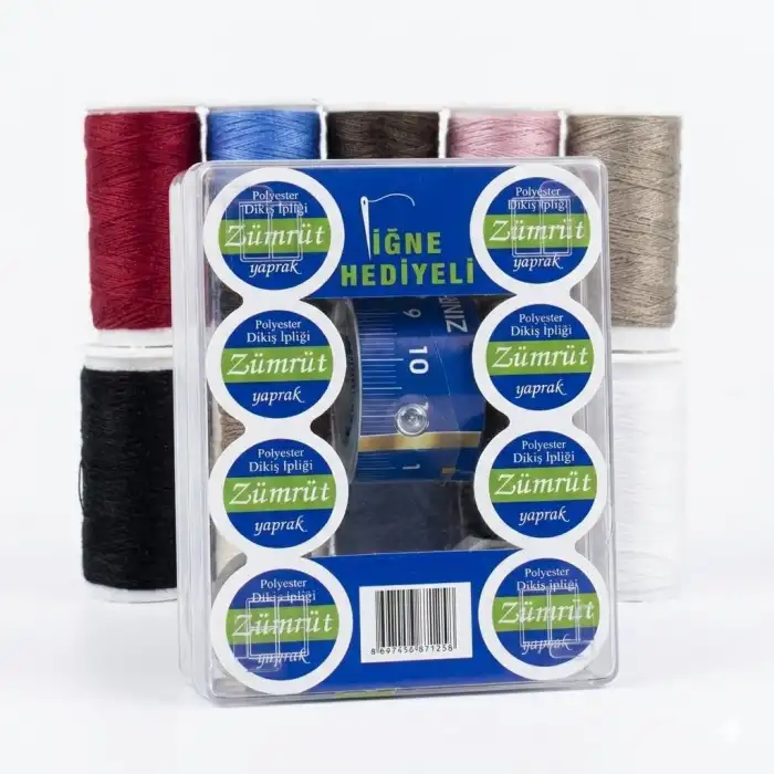 Zümrüt Kare Dikiş İpliği Seti-(DS01-07)