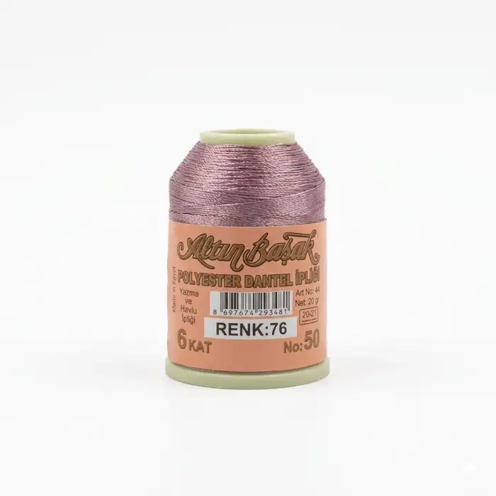 Altınbaşak 20 Gram Polyester Oya İpi (Renk:076)