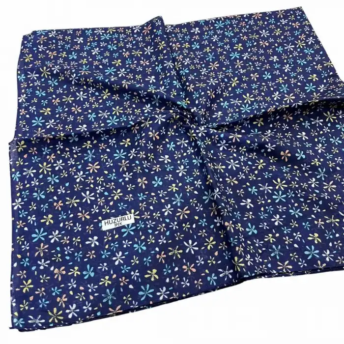 Huzurlu İpek Desenli Dikişli Yazma - (hd01-04)