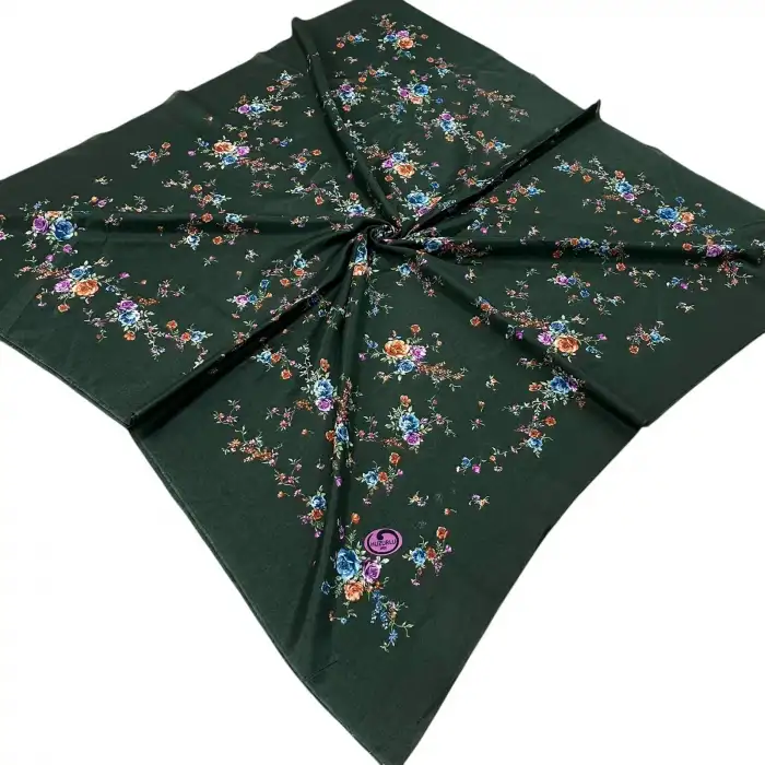 Huzurlu İpek Polyester Oyalık Yazma 100 cm - (PY01-21)