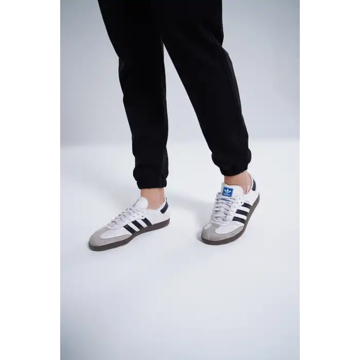 Siyah Kadın Pamuk Jogger Eşofman Altı-(jg01-01)