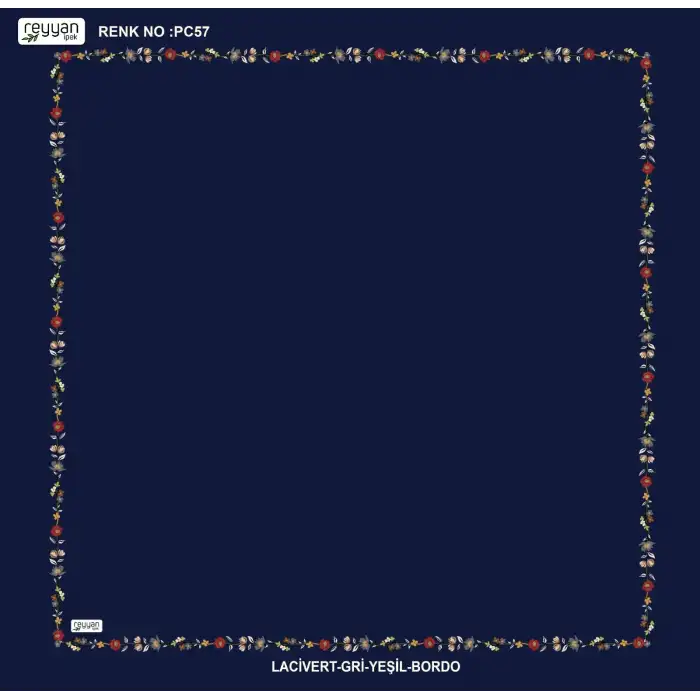 Reyyan İpek 100 cm Desenli Oyalık Yazma (ryyn-449-24)