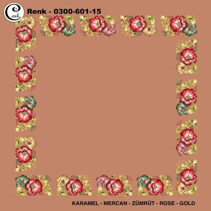 Cenk 100cm Ortası Boş Oyalık Yazma (Cnk-601-15)