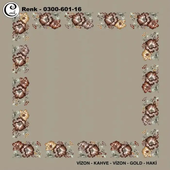 Cenk 100cm Ortası Boş Oyalık Yazma (Cnk-601-16)