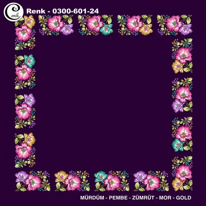 Cenk 100cm Ortası Boş Oyalık Yazma (Cnk-601-24)