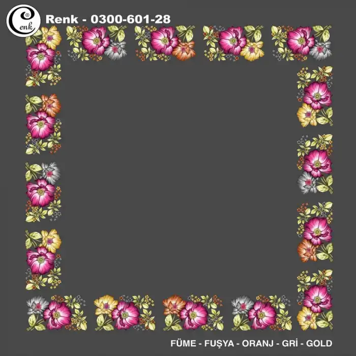Cenk 100cm Ortası Boş Oyalık Yazma (Cnk-601-28)