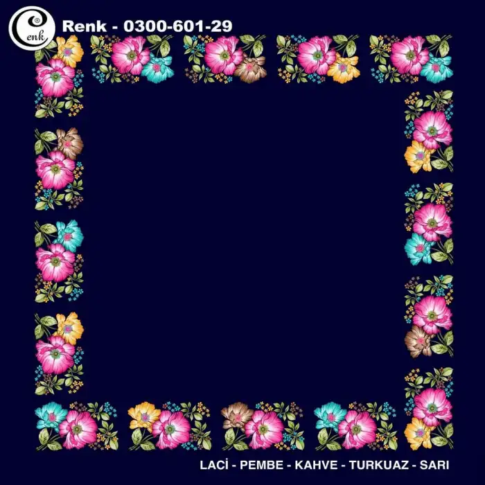Cenk 100cm Ortası Boş Oyalık Yazma (Cnk-601-29)