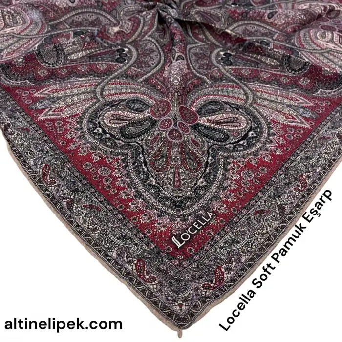 Locella Soft Pamuk Eşarp-soft60-03