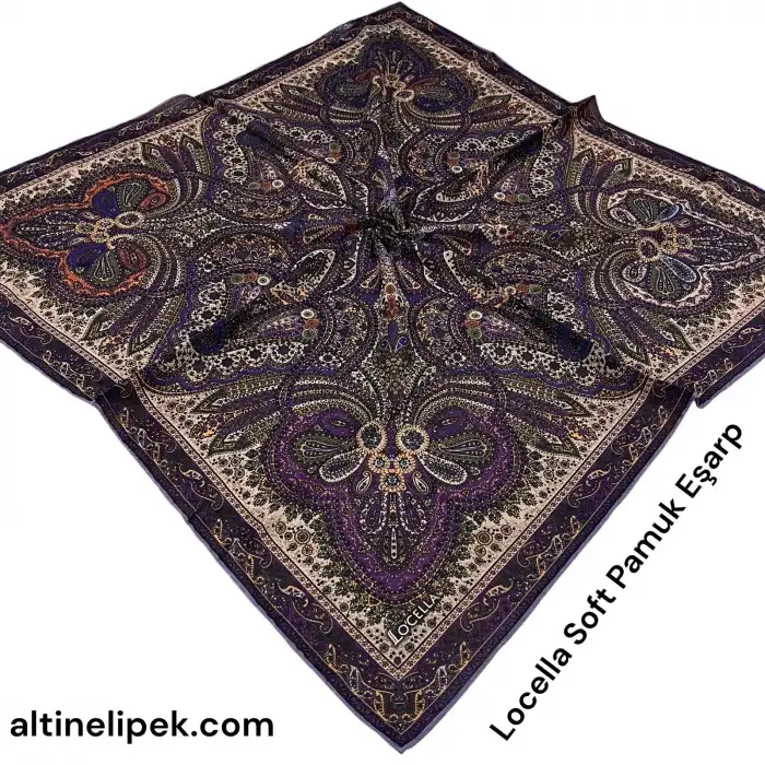 Locella Soft Pamuk Eşarp-soft60-07