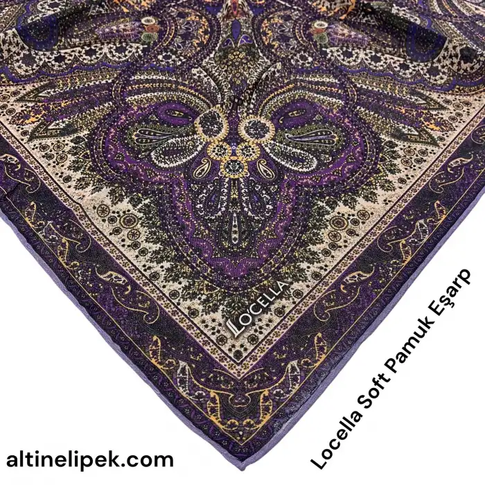Locella Soft Pamuk Eşarp-soft60-07