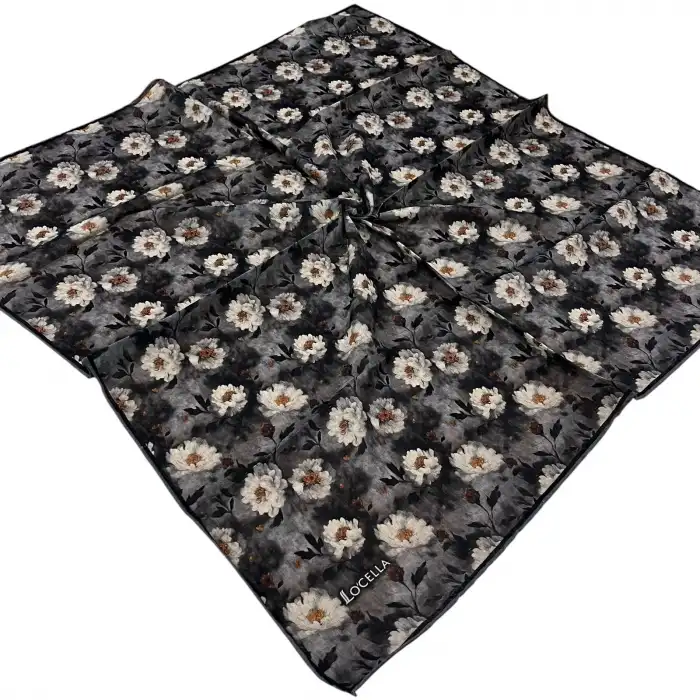 Locella El Dikişli Dijital Soft Eşarp-soft29-12