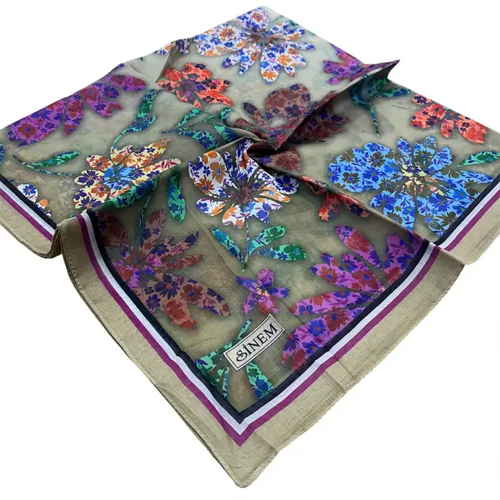 Sinem Desenli Dikişli Yazma (Snd8308)