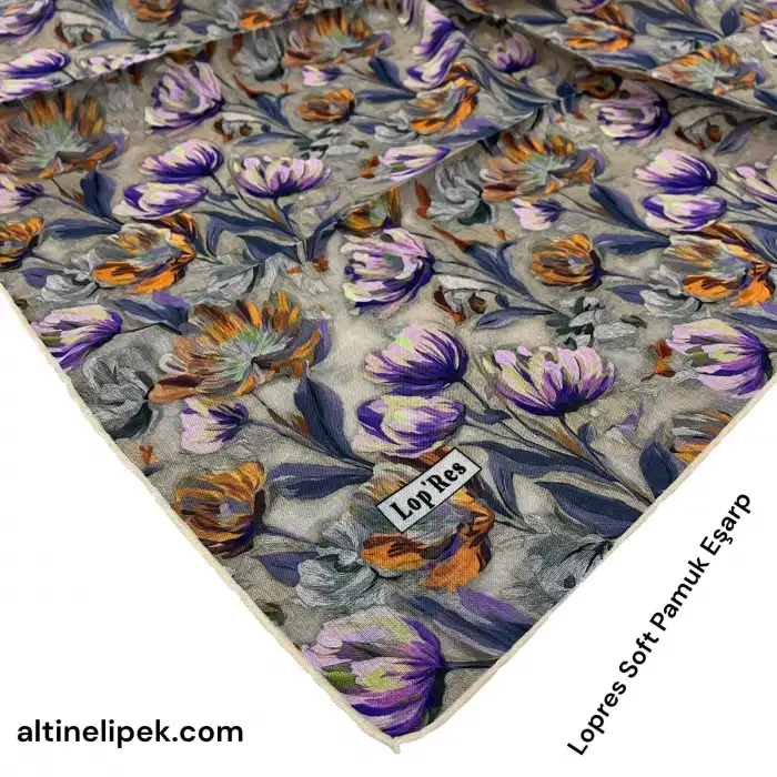 Lopres Soft Pamuk Eşarp-(soft64-07)