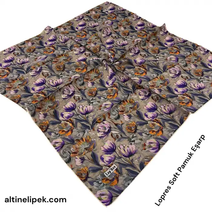 Lopres Soft Pamuk Eşarp-(soft64-07)