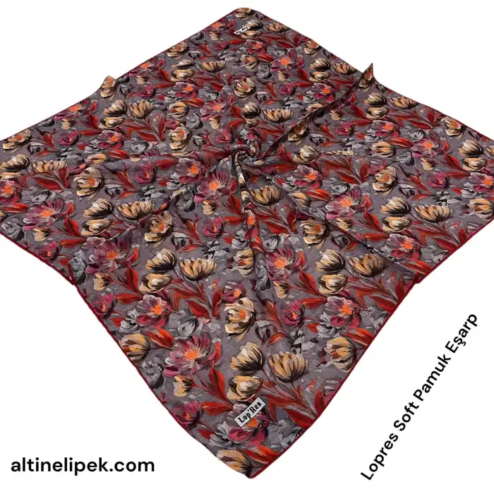 Lopres Soft Pamuk Eşarp-(soft64-09)