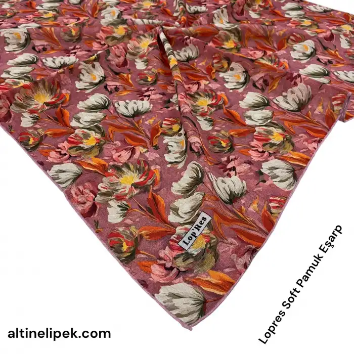 Lopres Soft Pamuk Eşarp-(soft64-10)