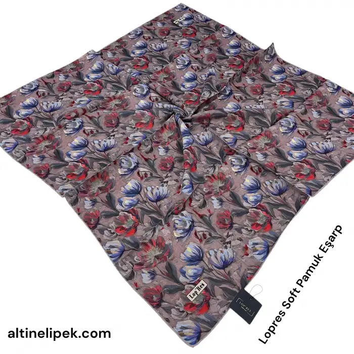 Lopres Soft Pamuk Eşarp-(soft64-12)