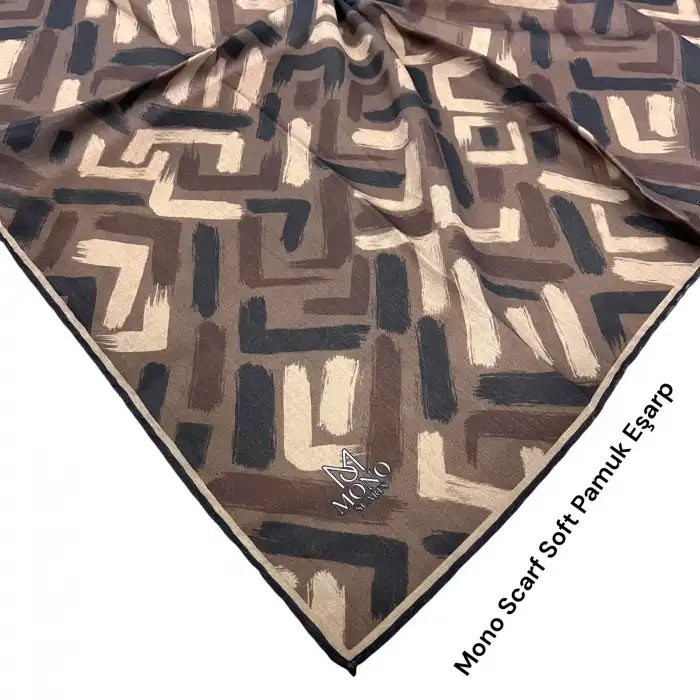 Mono Scarfs El Dikişli Dijital Soft Eşarp-soft07-02