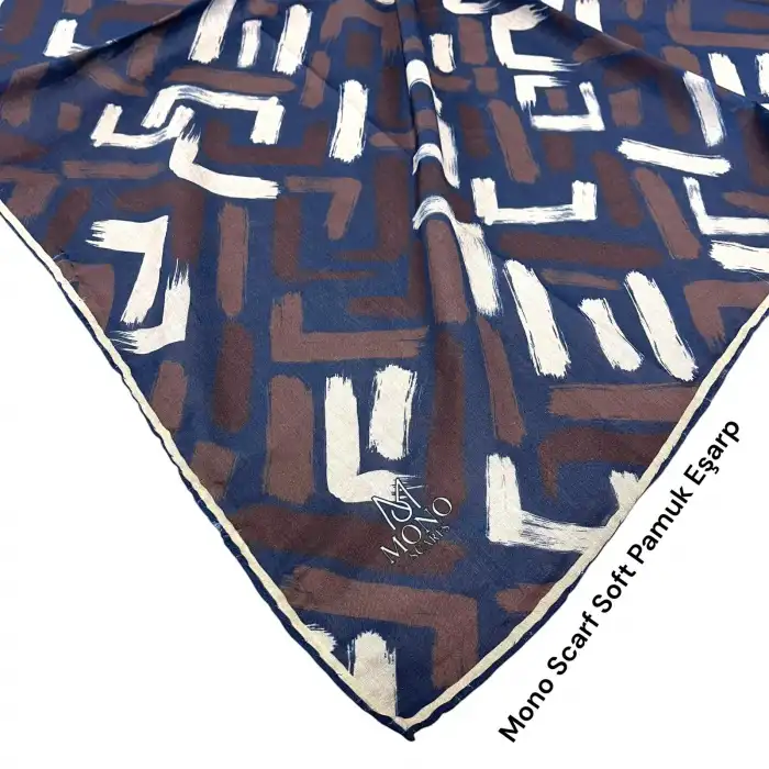 Mono Scarfs El Dikişli Dijital Soft Eşarp-soft07-03