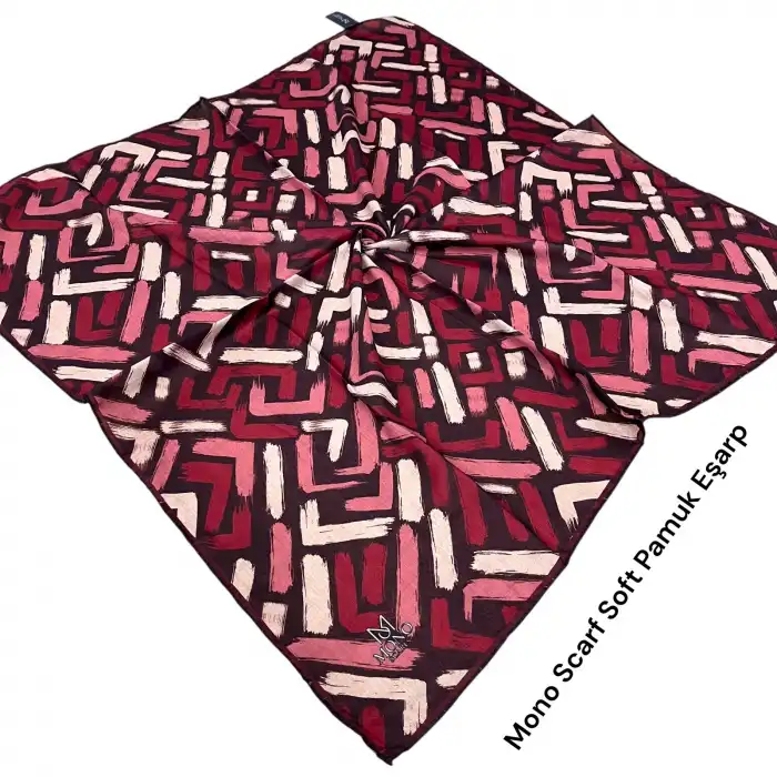 Mono Scarfs El Dikişli Dijital Soft Eşarp-soft07-06